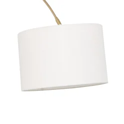 Lámpara de pie TILIO 195 cm dorado metálica