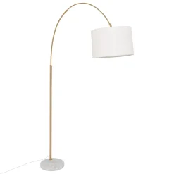 Lámpara de pie TILIO 195 cm dorado metálica