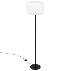 Lámpara de pie TOBIE negra 150cm