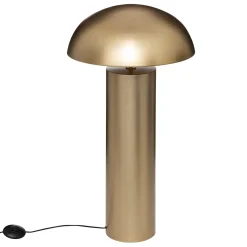 Lámpara de pie ULYSSE dorada de metal 97cm