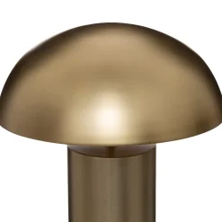 Lámpara de pie ULYSSE dorada de metal 97cm