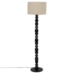 Lámpara de pie YULIA de madera 150cm
