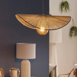 Lámpara de techo ADELIA blanca 58cm