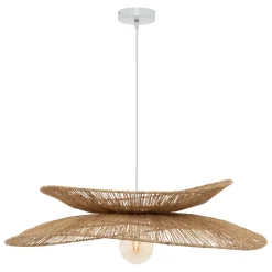 Lámpara de techo ALARA beige de yute 69.5cm
