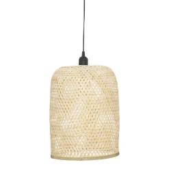 Lámpara de techo ALI beige de bambú 28cm