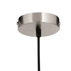 Lámpara de techo ARLO plateado de metal 128cm