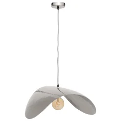 Lámpara de techo ARLO plateado de metal 128cm