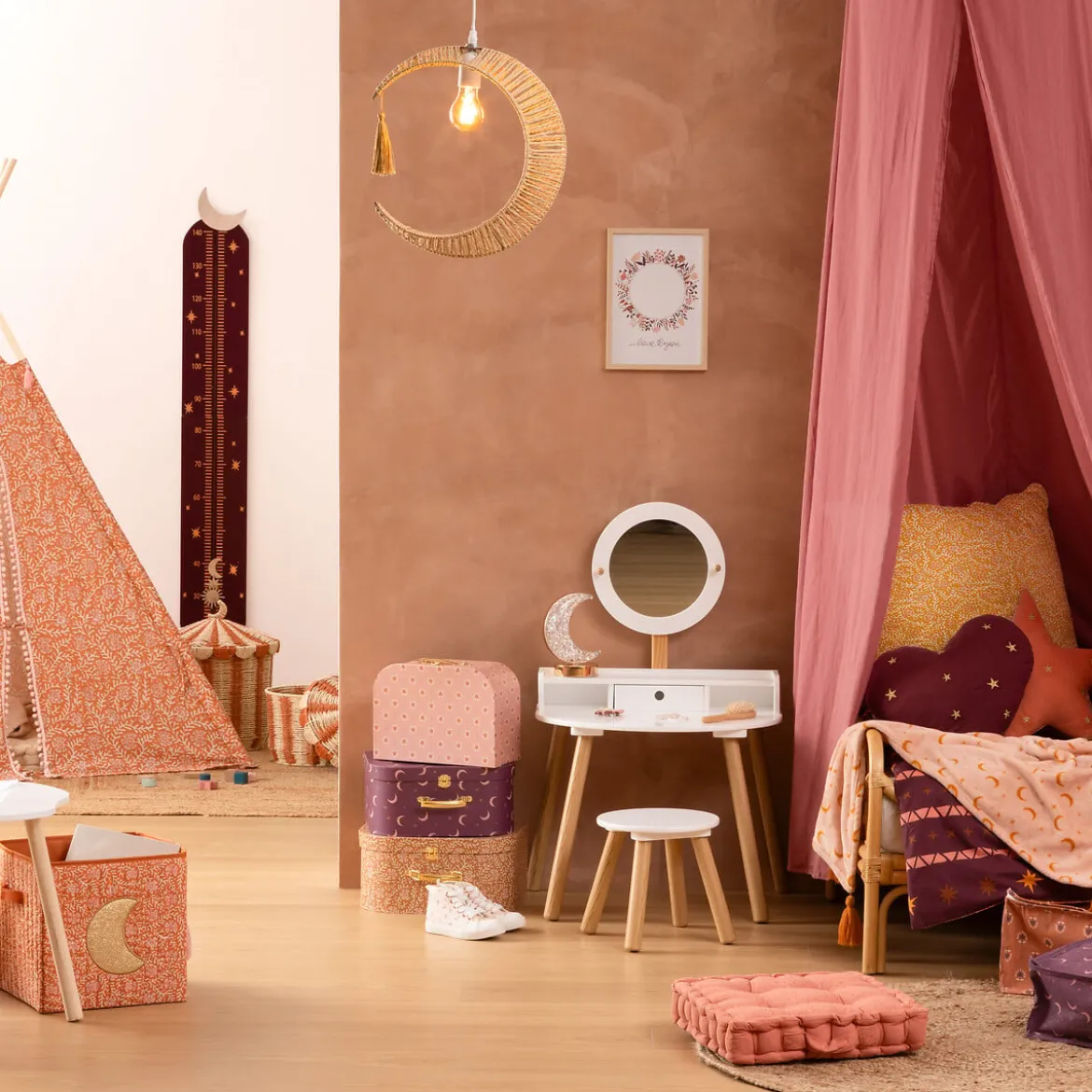 Lámpara de techo BELLA beige 33cm