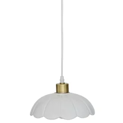 Lámpara de techo BRUNA blanca de cerámica 23cm
