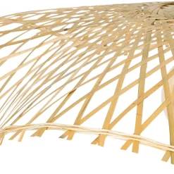 Lámpara de techo de bambú beige TESS
