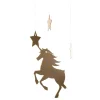 Lámpara De Techo De Papel Unicornio 35Cm
