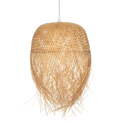 Lámpara De Techo Elis De Bambú 40Cm