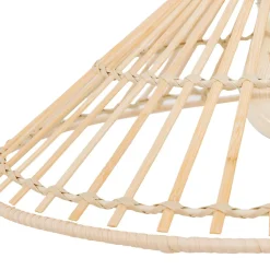 Lámpara de techo MAHE beige de bambú