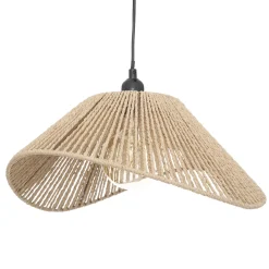 Lámpara de techo MYHA beige de cuerda