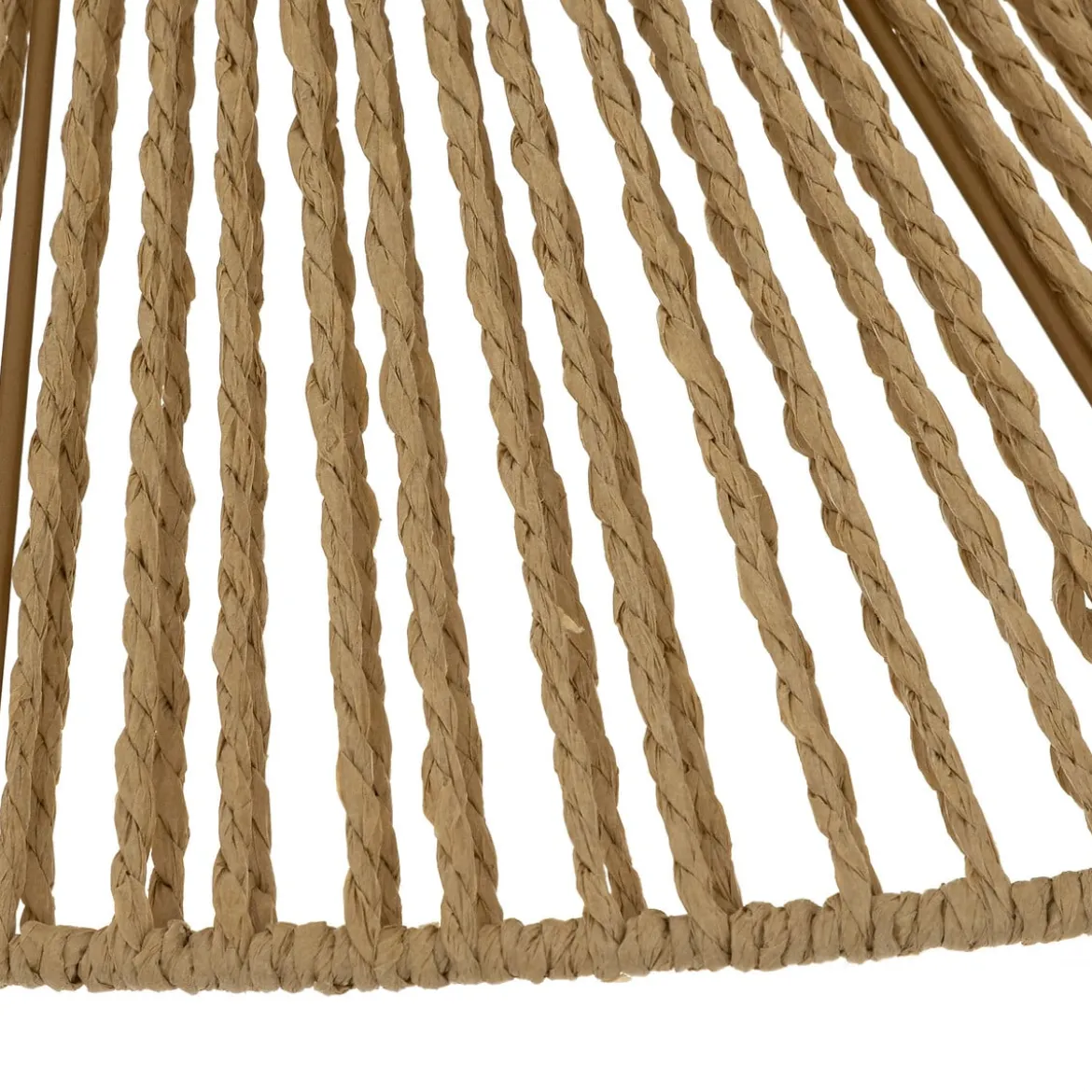 Lámpara De Techo Myha Beige De Cuerda