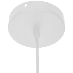Lámpara De Techo Tina Con Pantalla De Piel Bouclé