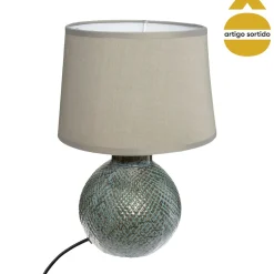 Lámpara Mesa Joas Blanca Cerámica 28.5Cm