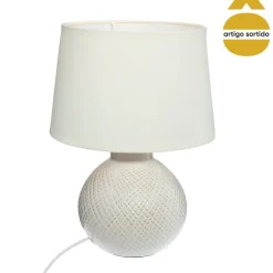 Lámpara Mesa Joas Blanca Cerámica 28.5Cm