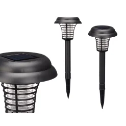 Lámpara solar con luz anti-mosquitos 42cm