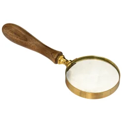 Lupa Con Mango De Madera 20Cm