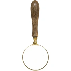 Lupa Con Mango De Madera 20Cm
