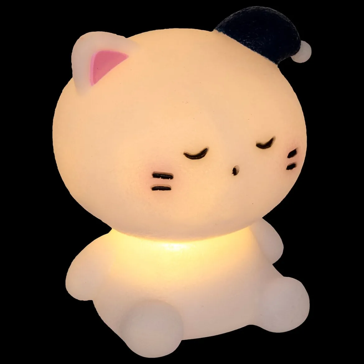 Luz guía gato blanco 10.7cm