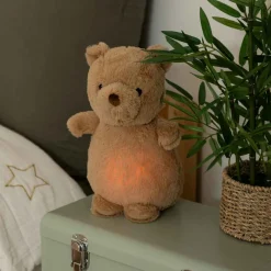 Luz guia con forma de oso marrón 27cm