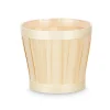 Maceta beige de bambú 15cm