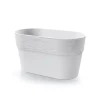 Maceta blanca FURU 27.7x14.7x14.8cm