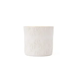 Maceta Cerámica Blanca 11x10Cm