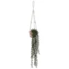 Maceta Colgante C/Planta Artif 13x90Cm