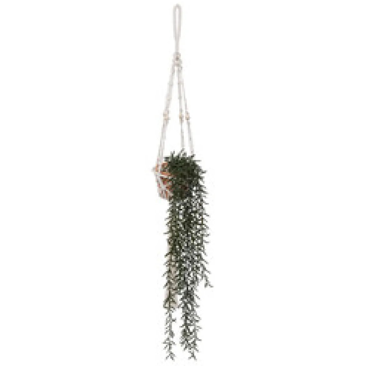 Maceta Colgante C/Planta Artif 13x90Cm