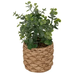 Maceta con eucalipto artificial JAYE 27cm