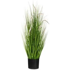 Maceta Con Hojas Artificiales 100Cm