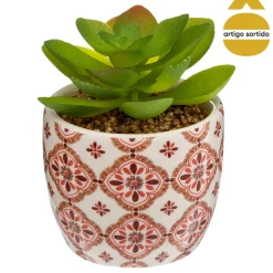 Maceta Con Planta Artificial