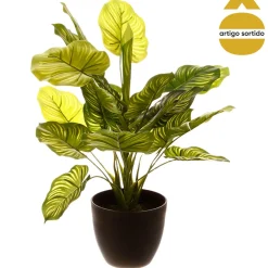 Maceta Con Planta Artificial 45Cm