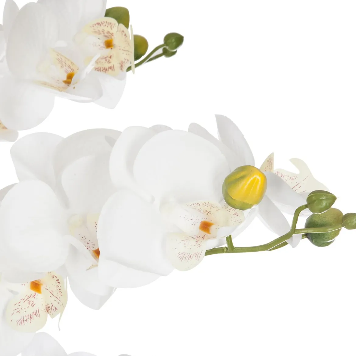 Maceta con planta artificial orquídea 54cm