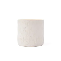 Maceta De Cerámica Blanca 14.5x12.8Cm