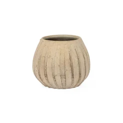 Maceta De Cerámica Álamo Gris 18cm