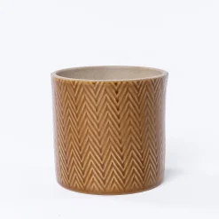 Maceta De Cerámica Zig Zag 11cm