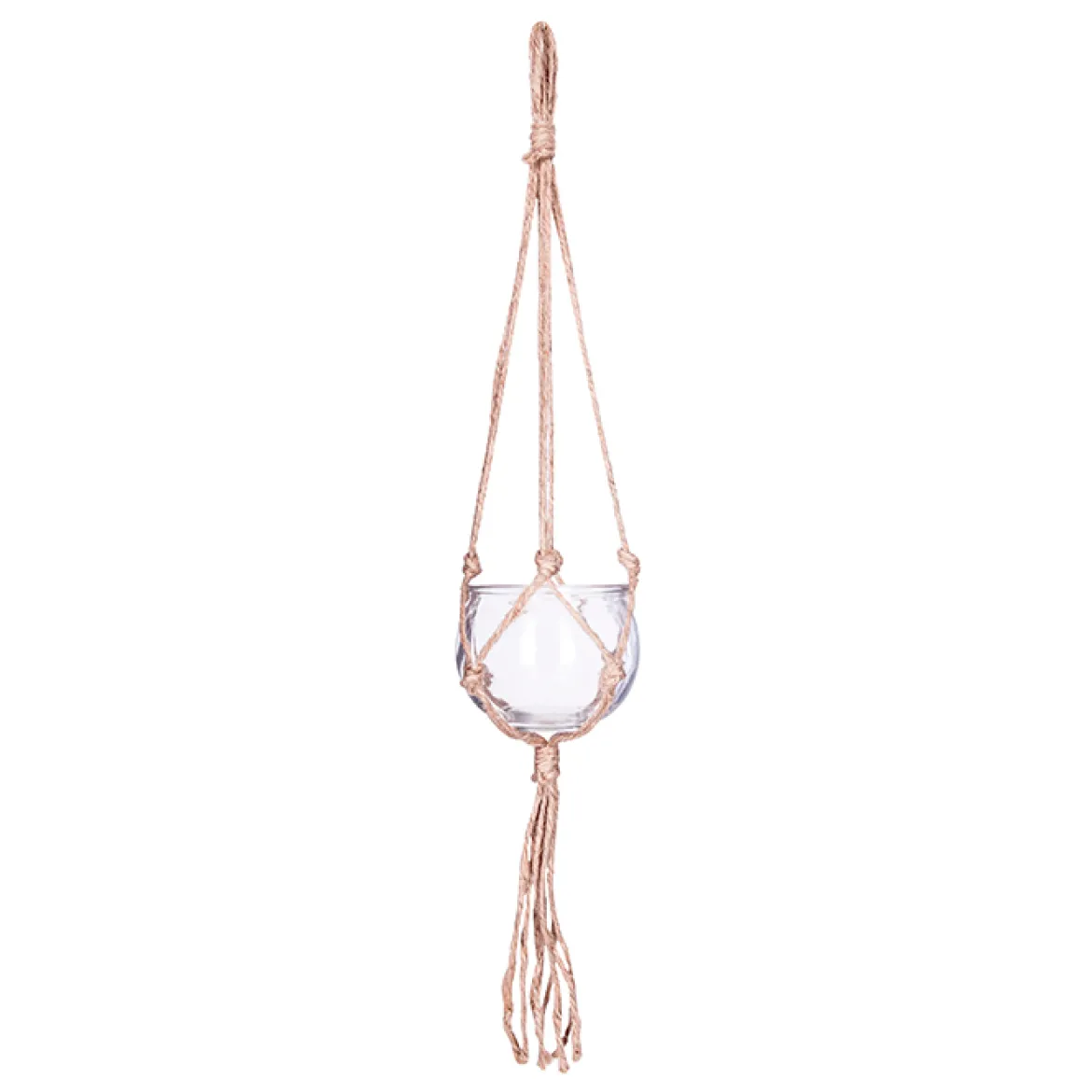 Maceta De Vidrio Colgante 10.5x56Cm