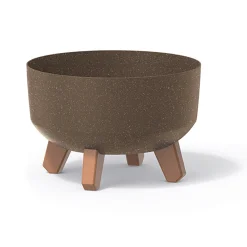 Maceta Gracia Low Eco Wood 28.5x17.7Cm