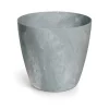 Maceta MATE efecto cemento gris 12.7x13.8x13x8cm
