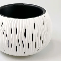 Maceta Sandy Bowl Blanca 29x20Cm