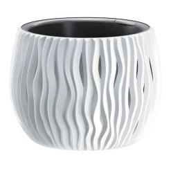Maceta Sandy Bowl Blanca 18x14Cm