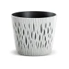 Maceta Sandy Round C/Blanco 19x17Cm