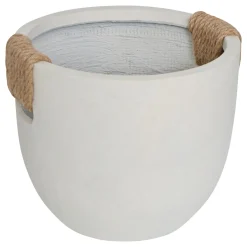 Maceta SIEN blanco 38cm