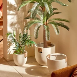 Maceta SIEN blanco 30cm