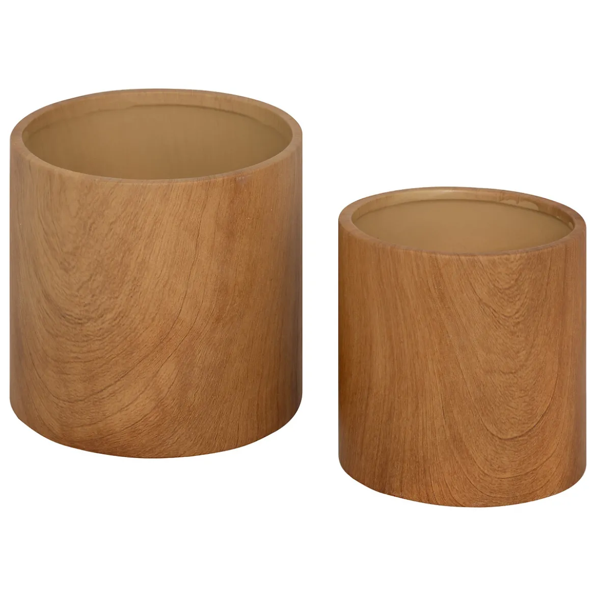 Maceta SOA de cerámica efecto madera 13,4cm