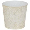 Maceta TINO de hierro blanco 22cm